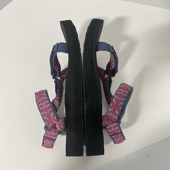 Teva Sandals Universal Midform Women 11 Triton Raspberry Ankle Strap Active Hike - Picture 7 of 9